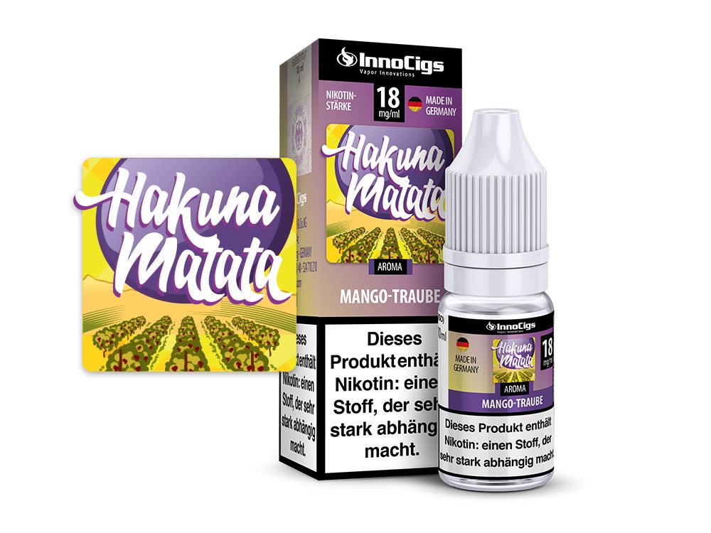 InnoCigs Liquid – Hakuna Matata Traube für intensiven Traubengeschmack