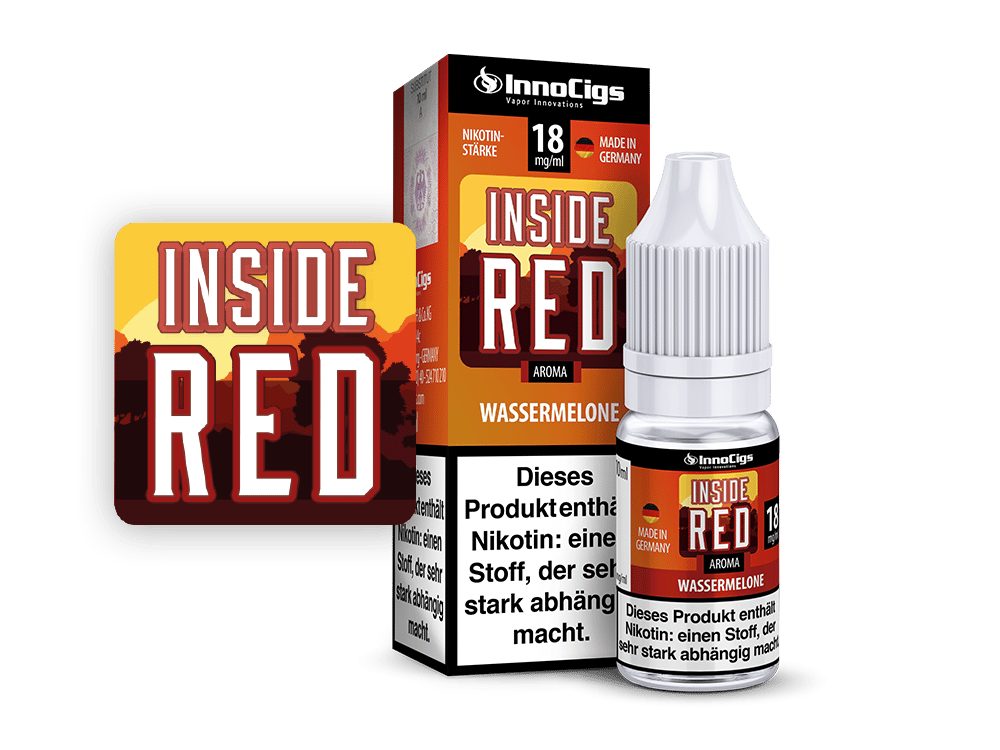 InnoCigs Liquid – Inside Red Wassermelone für intensiven Melonengeschmack