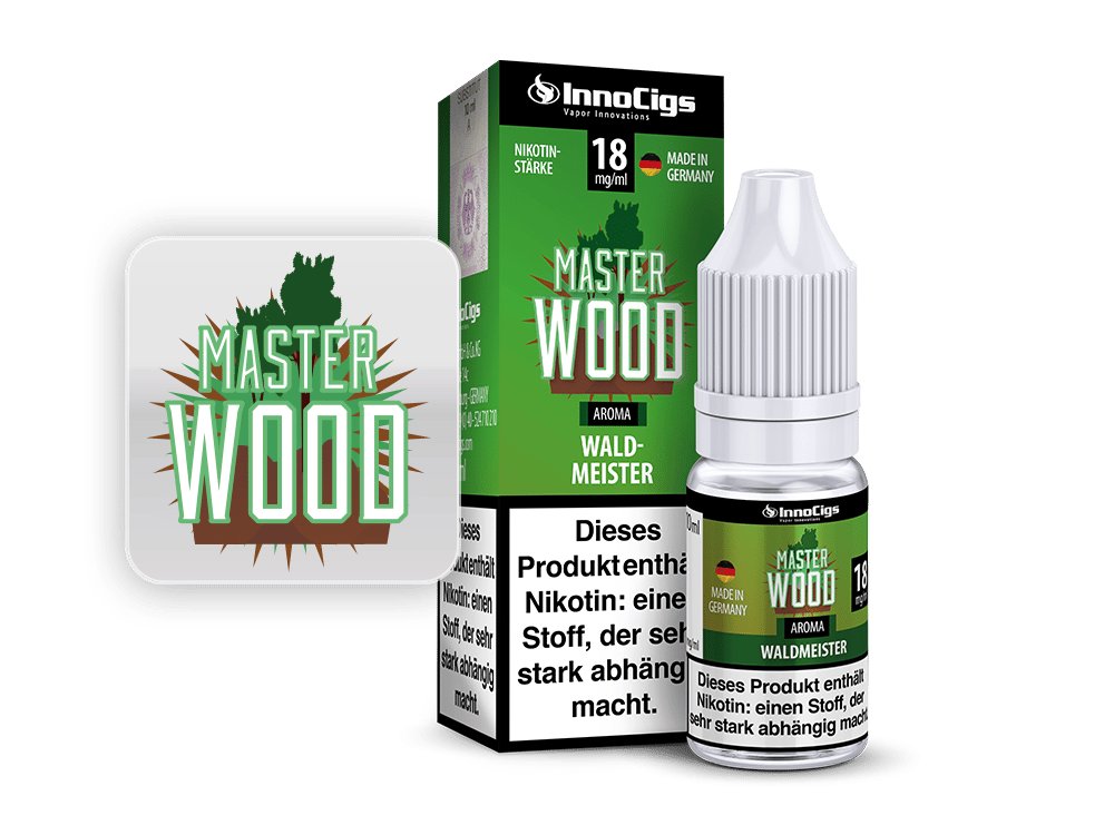InnoCigs Liquid – Master Wood Waldmeister für intensiven Waldmeister-Geschmack
