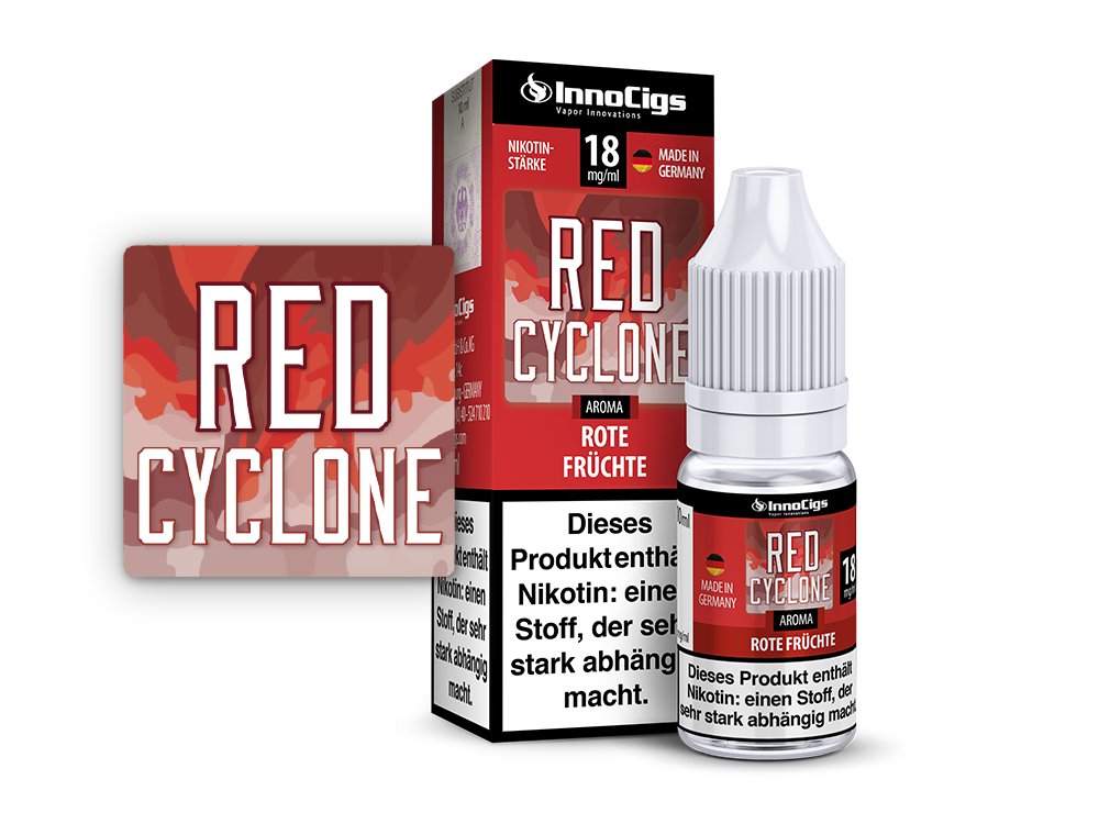InnoCigs Liquid – Red Cyclone Rote Früchte für intensiven Fruchtgeschmack
