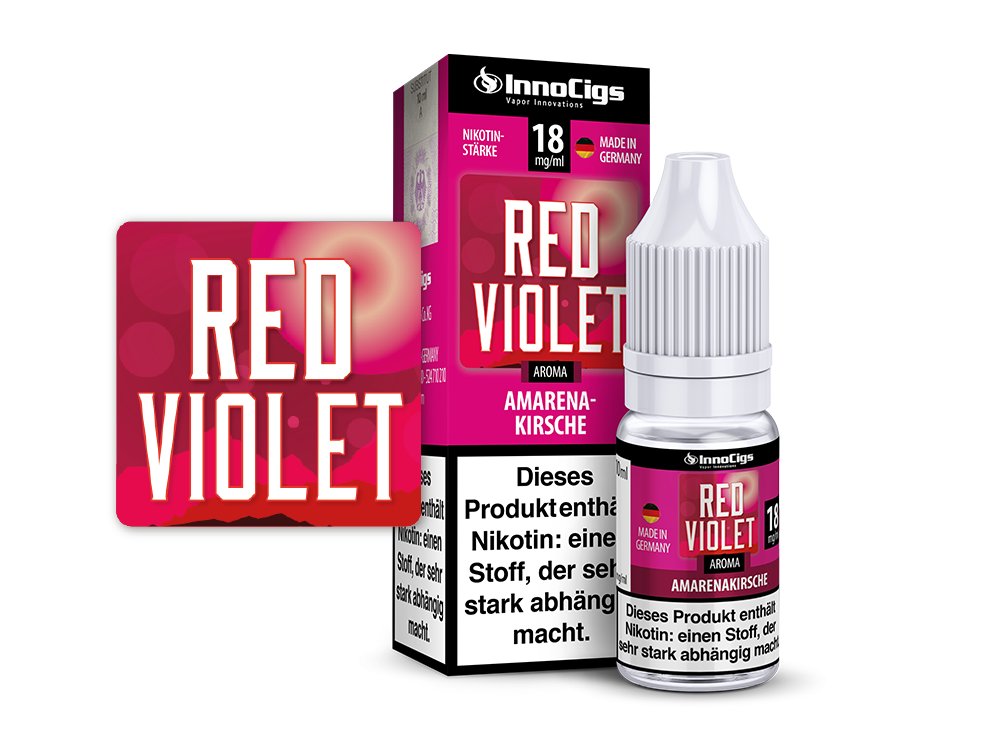 InnoCigs Liquid – Red Violet Amarenakirsche für intensiven Kirschgeschmack