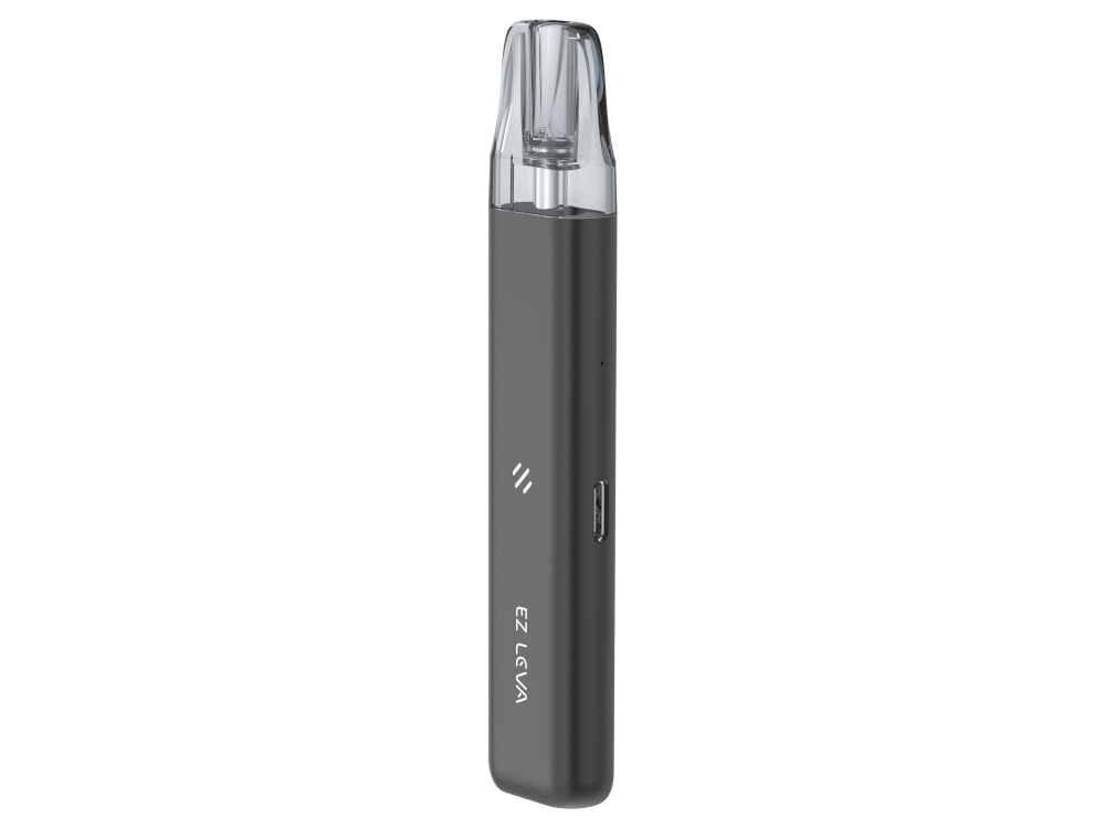 EZ LEVA E-Zigaretten Pod Kit aus Aluminium in schlankem Design mit 2,5ml Pod und USB-C Anschluss