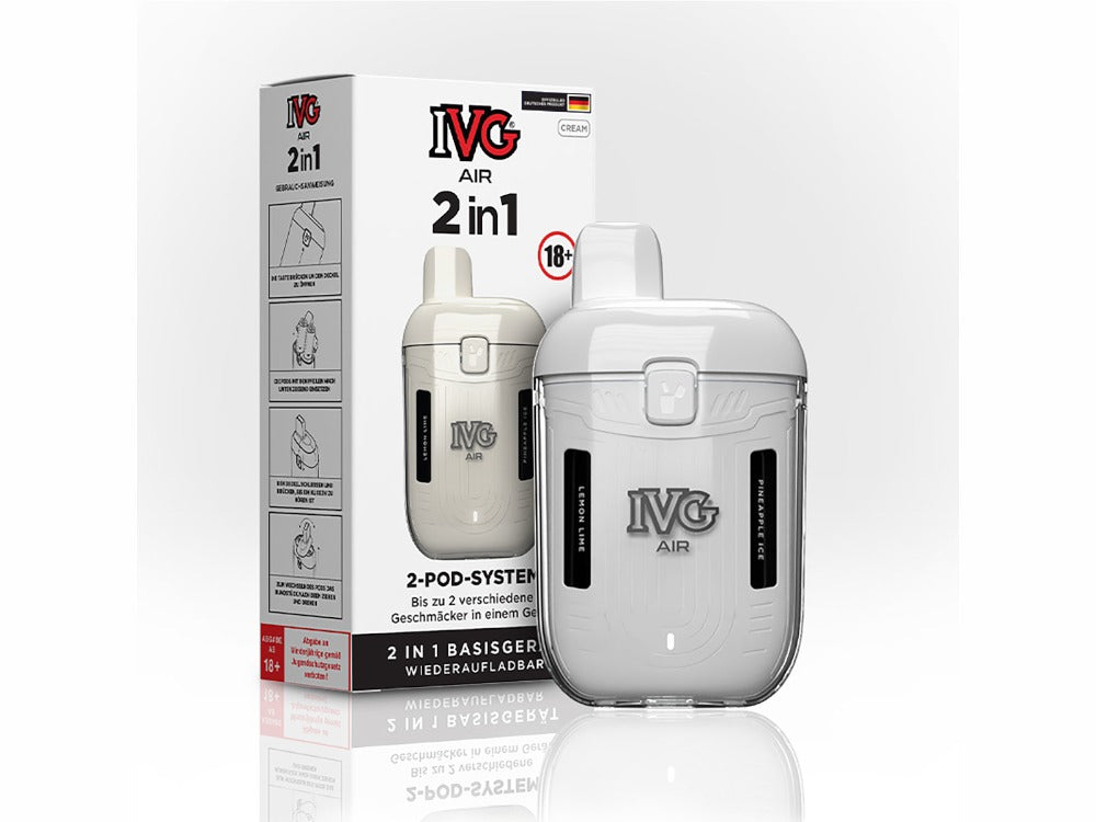 IVG - AIR 2in1 Akku 780 mAh für vorbefüllte Pods – Dual-Pod Nutzung & USB-C