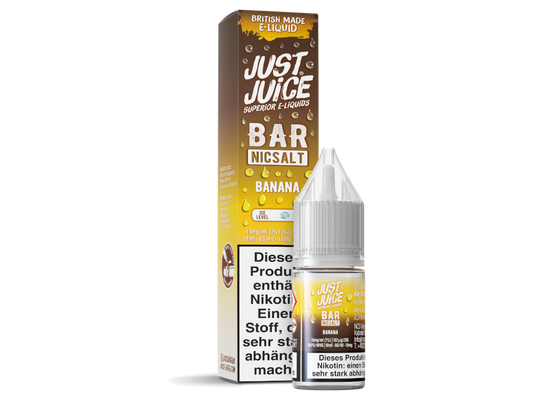 Just Juice Bar Banana Nikotinsalz Liquid bei liquidsandmore Dreieich