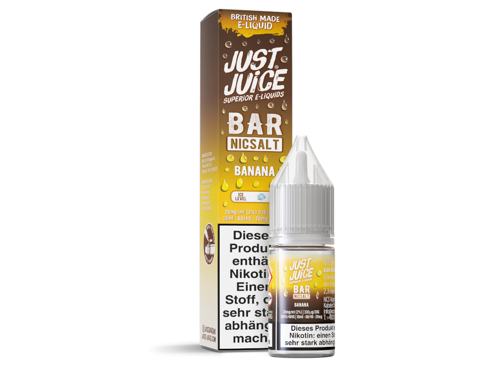 Banana Nikotinsalz Liquid mit 10 mg und 20 mg Nikotin
