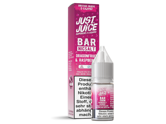 Just Juice Bar Dragonfruit & Raspberry Nikotinsalz Liquid bei liquidsandmore