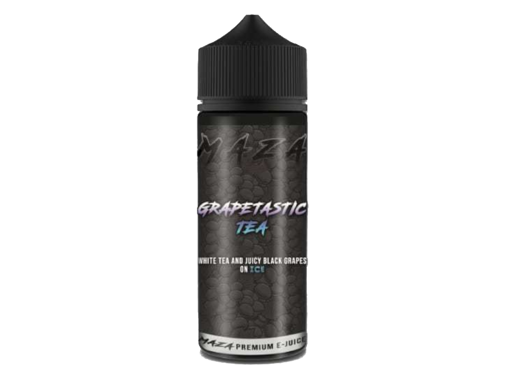 Grapetastic Tea Aroma von MaZa - Longfill-Dampfaroma in 120 ml Flasche, präsentiert in ansprechendem Design.
