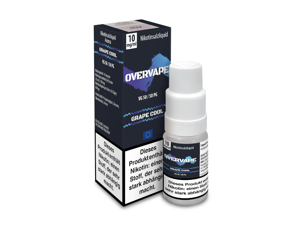 Overvape - Nikotinsalz Liquid - Grape Cool