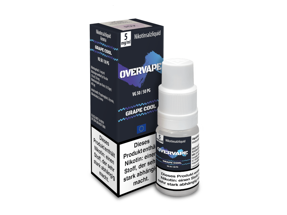 Overvape - Nikotinsalz Liquid - Grape Cool