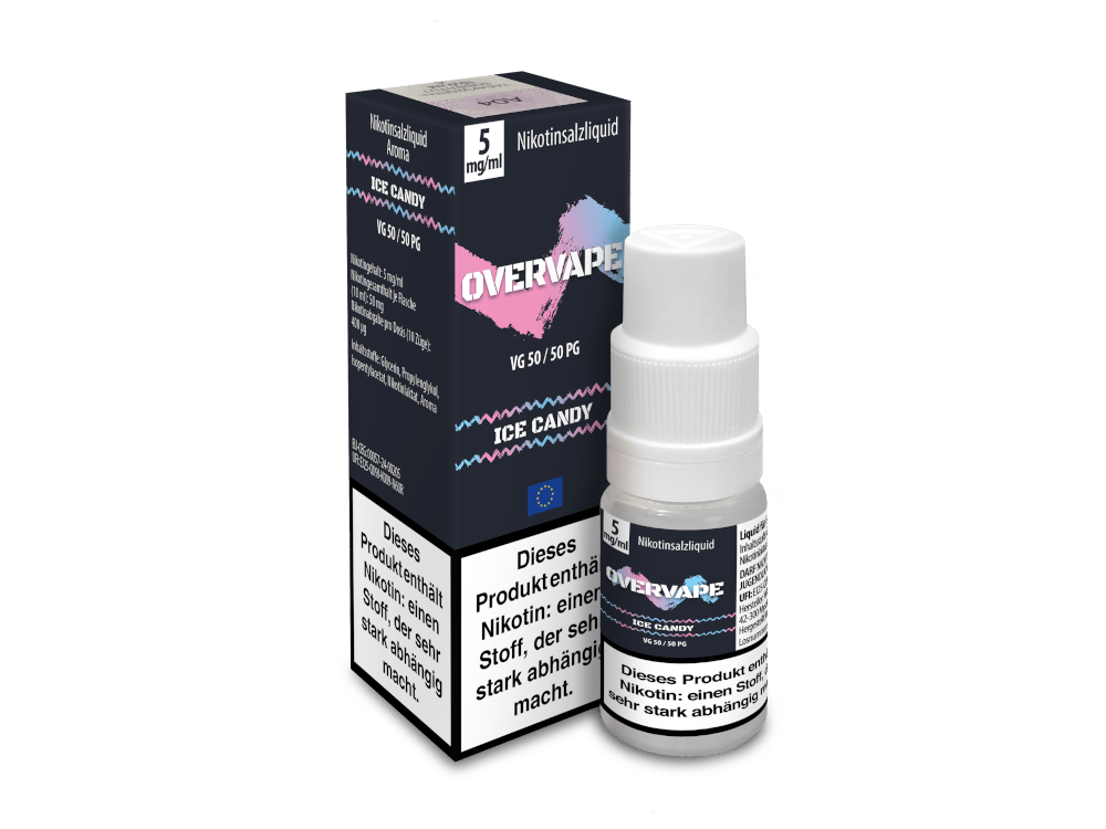Overvape - Nikotinsalz Liquid - Ice Candy