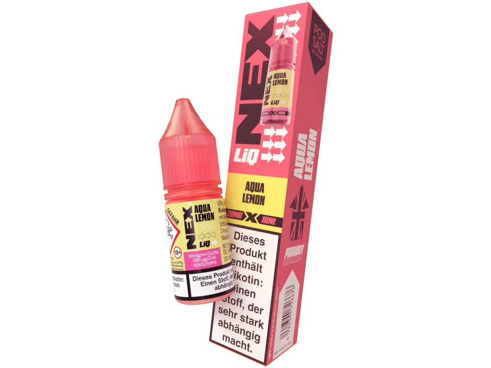 Pod Salt - NexLiq - Nikotinsalz Liquid - Aqua Lemon