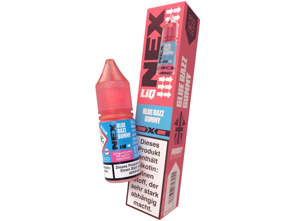 Pod Salt - NexLiq - Nikotinsalz Liquid - Blue Razz Gummy