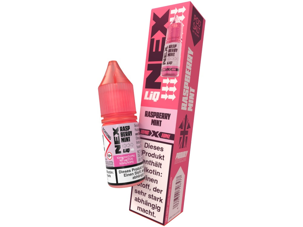 Pod Salt - NexLiq - Nikotinsalz Liquid - Raspberry Mint