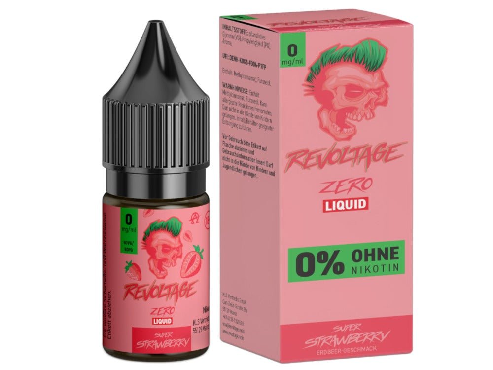 Revoltage  - Hybrid Nikotinsalz Liquid - Super Strawberry - 0mg