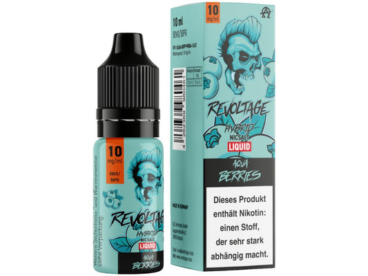 Revoltage - Hybrid Nikotinsalz Liquid - Aqua Berries - 10mg/ml - 20mg/ml