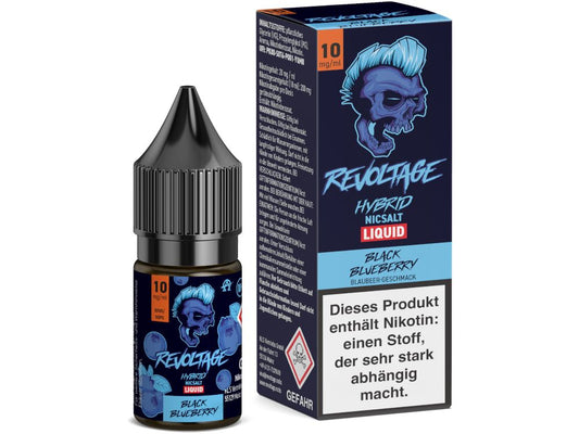Revoltage -  Hybrid Nikotinsalz Liquid - Black Blueberry - 10mg-20mg-ml
