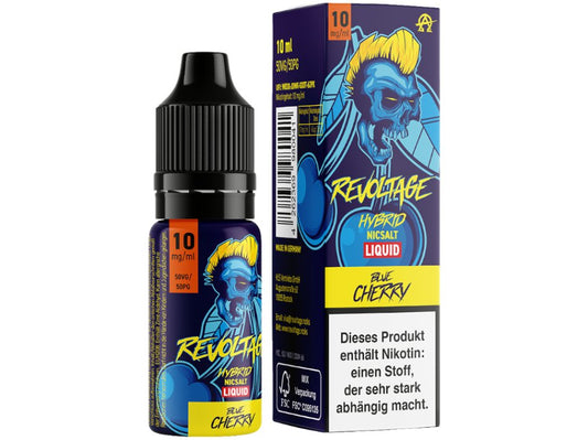 Revoltage - Hybrid Nikotinsalz Liquid - Blue Cherry - 10mg/ml - 20mg/ml