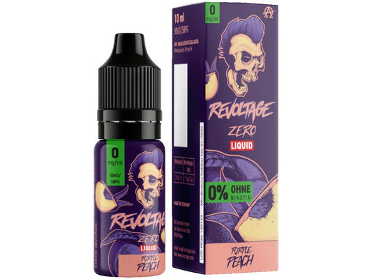 Revoltage - Hybrid Nikotinsalz Liquid - Purple Peach - 0mg/ml