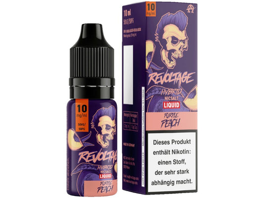 Revoltage - Hybrid Nikotinsalz Liquid - Purple Peach - 10mg/ml - 20mg/ml