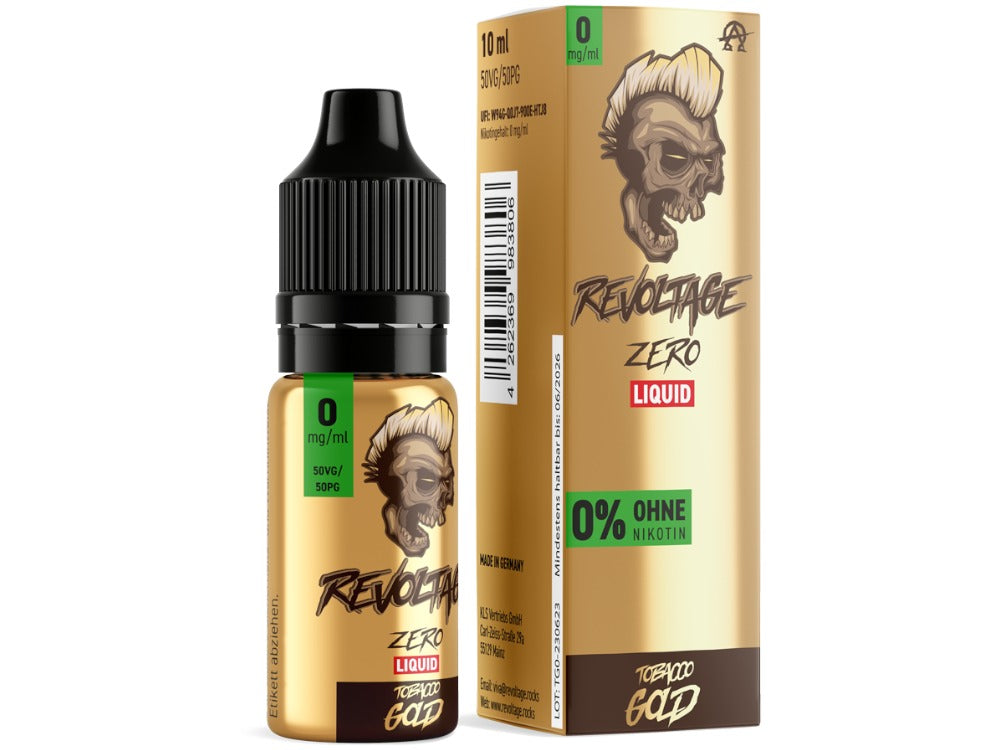 Revoltage - Hybrid Nikotinsalz Liquid - Tobacco Gold - 0mg
