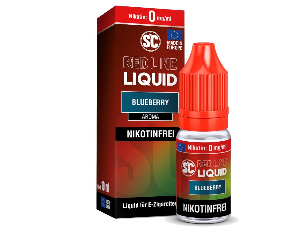 SC - Red Line - Blueberry - Nikotinsalz Liquid - Intensiver Blaubeer-Geschmack