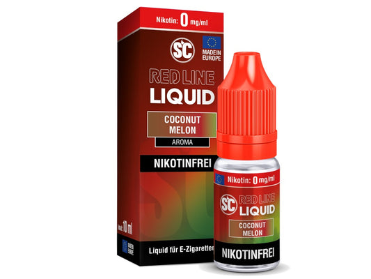 SC Red Line Coconut Melon Nikotinsalz Liquid - Intensiver Geschmack von Kokosnuss und Wassermelone