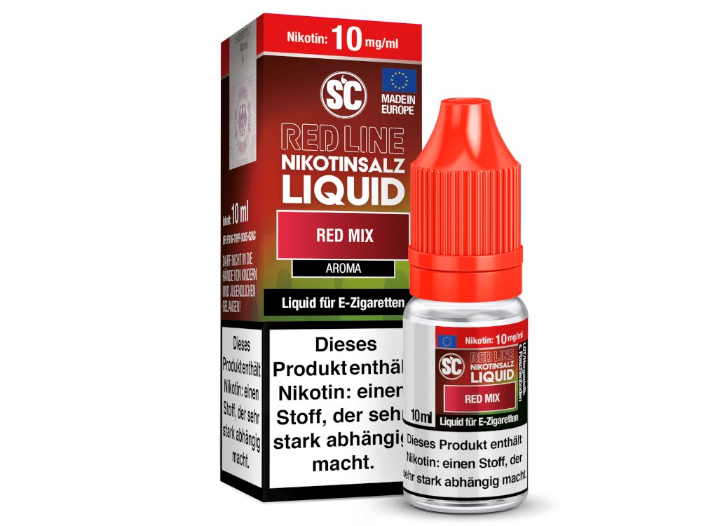 SC Red Line Red Mix - Nikotinsalz Liquid Mit Himbeer-Brombeer-Erdbeer-Mix