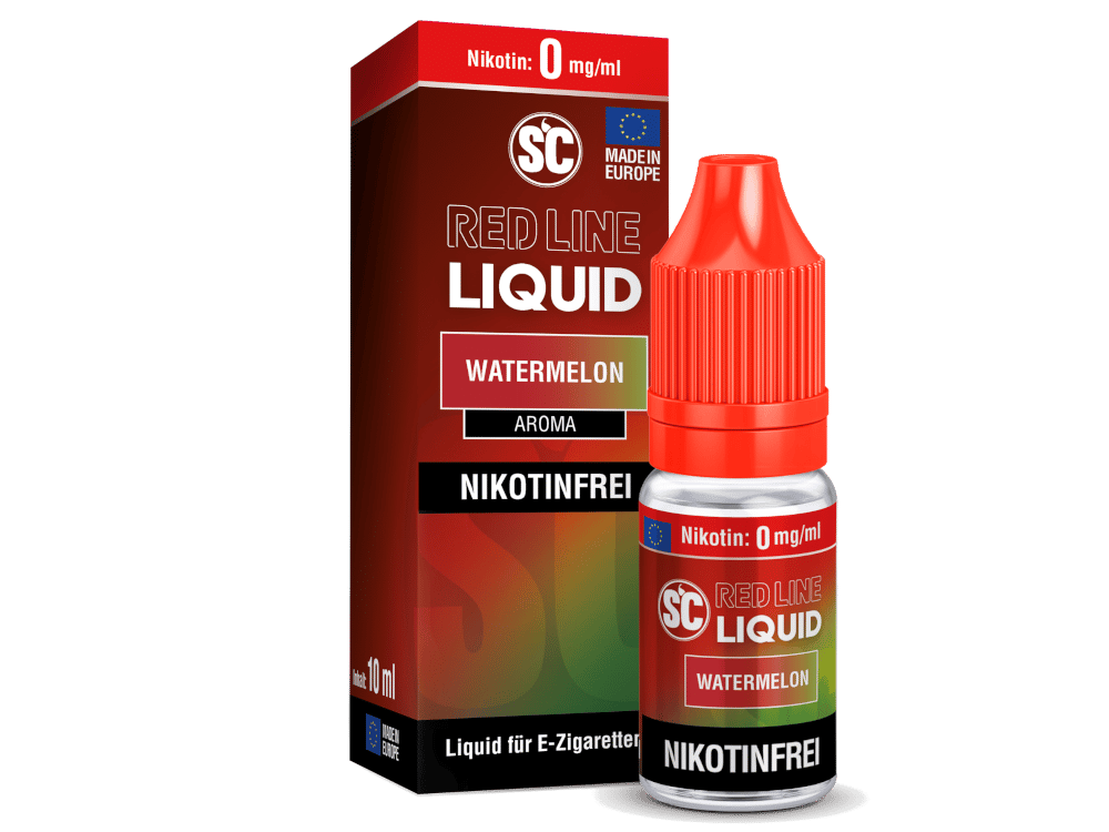 SC - Red Line - Watermelon - Nikotinsalz Liquid - Intensiver Wassermelonen-Geschmack