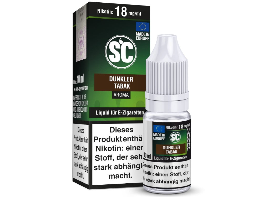 SC Liquid Dunkler Tabak – Vollmundiger, aromatischer Tabakgeschmack für intensiven Genuss
