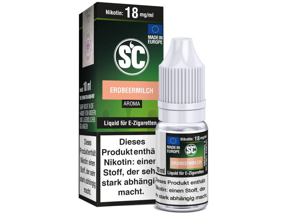 SC Liquid Erdbeermilch – Süße Erdbeer-Creme für ein intensives Dampferlebnis