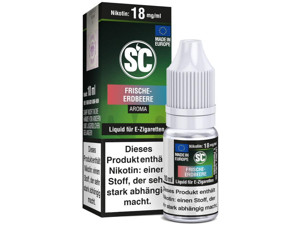SC Liquid Frische Erdbeere – Saftige frische Erdbeere für dein All-Day-Liquid