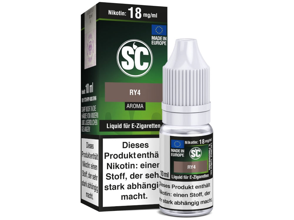 SC Liquid RY4 Tabak – Kräftiger RY4-Tabakgeschmack mit feiner Karamellnote