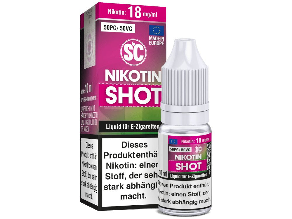 SC - 10ml Nikotin Shot - 50PG/50VG