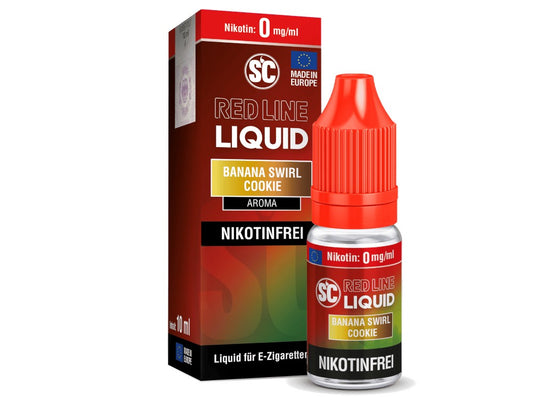 SC Red Line Banana Swirl Cookie Nikotinsalz Liquid - Bananenstrudel