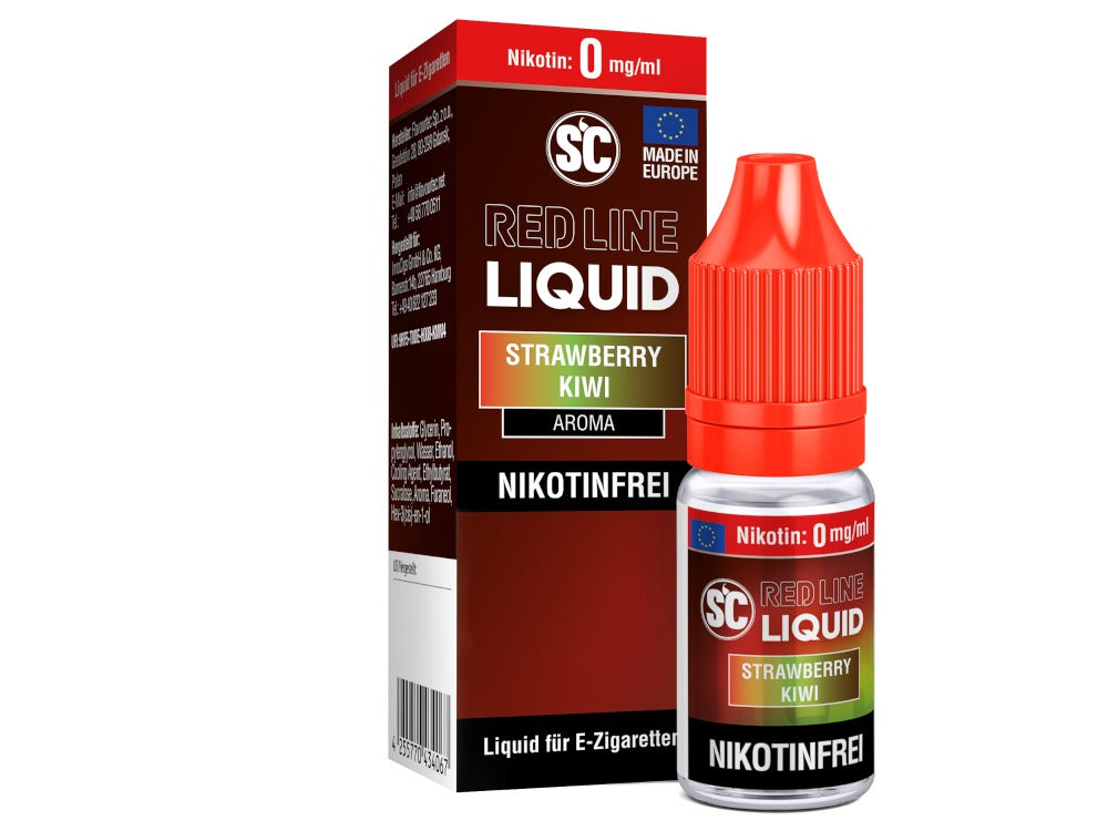 SC Red Line Strawberry Kiwi Nikotinsalz Liquid - Intensiver Erdbeer-Kiwi Geschmack