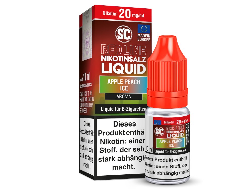 SC - Red Line - Apple Peach Ice - Nikotinsalz