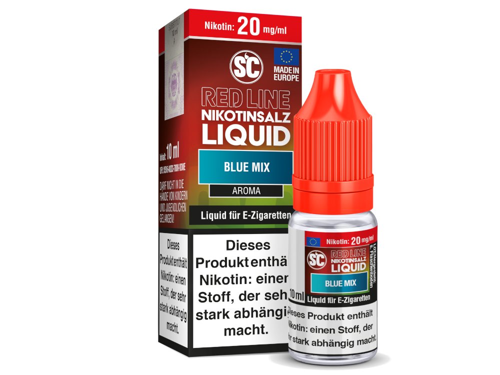 SC Red Line Blue Mix Nikotinsalz Liquid – Anis- und Beerenmix mit Menthol