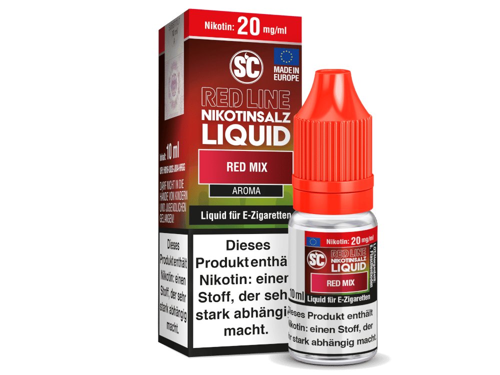 SC Red Line Red Mix - Nikotinsalz Liquid Mit Himbeer-Brombeer-Erdbeer-Mix