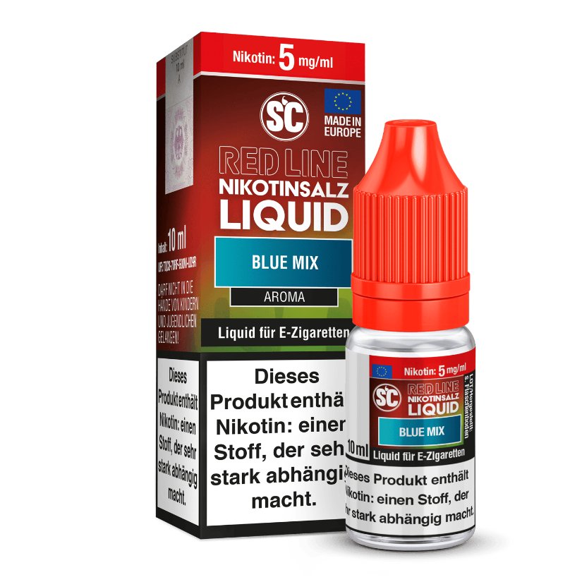 SC Red Line Blue Mix Nikotinsalz Liquid – Anis- und Beerenmix mit Menthol