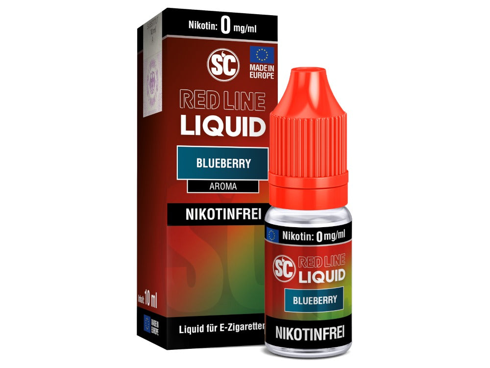 SC Red Line Nikotin Liquid - Blueberry