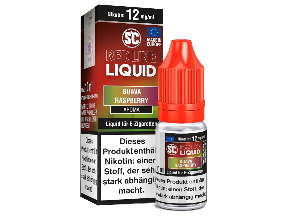 SC Red Line Nikotin Liquid - Guava Raspberry