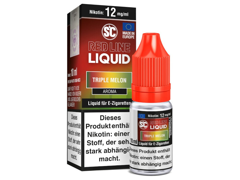 SC Red Line Nikotin Liquid - Triple Melon