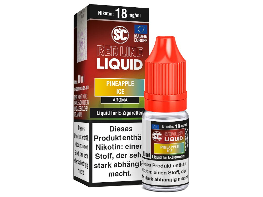 SC Red Line Nikotin Liquid - Pineapple Ice