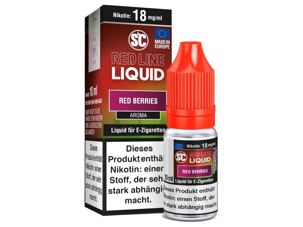SC Red Line Nikotin Liquid - Red Berries