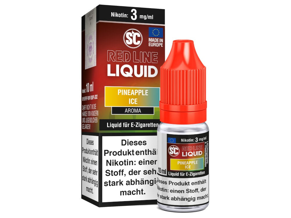 SC Red Line Nikotin Liquid - Pineapple Ice