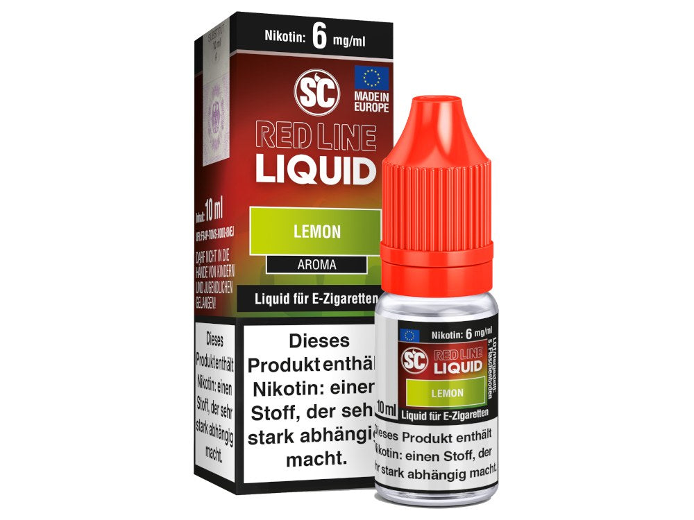 SC Red Line Nikotin Liquid - Lemon