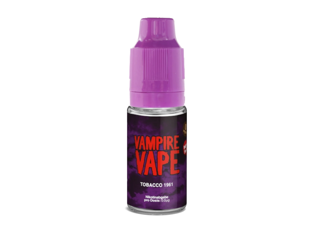 Vampire Vape Tobacco 1961 E-Zigaretten Liquid - 10ml mit Cremig Süßer Nuss Note